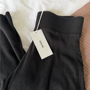 Buck Mason Black surplus rib weekender pant